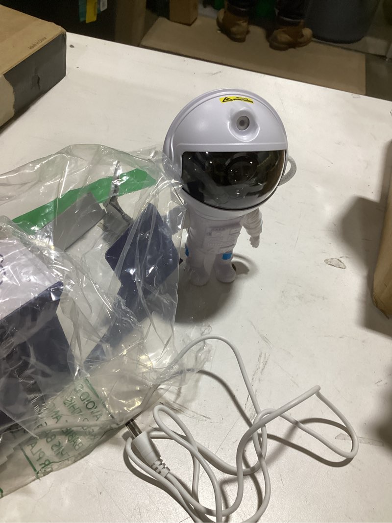 Condition photo showing Good Condition for astronaut galaxy projector, star projector, astronaut light projector with 8 colors led nebula, starry night light projector with remote, kids room decor, gifts for kids, friends, birthday game party medium