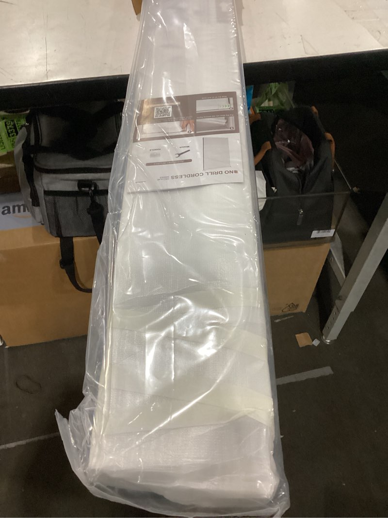 Condition photo showing New/Like New for berissa top down bottom up cordless cellular shades no tools no drill honeycomb blinds for windows shades for indoor windows easy to install,45" w x 48" h blackout white,fast arrival