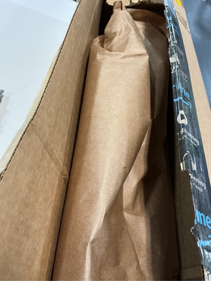Condition photo showing As Is for perkhomy 24" x 2,400" (200') brown kraft paper roll for craft bulletin board paper art table covering crafting gift wrapping bouquet packing parcel 70gsm 50lb (brown, 24" x 200') brown 24" width x 200' length