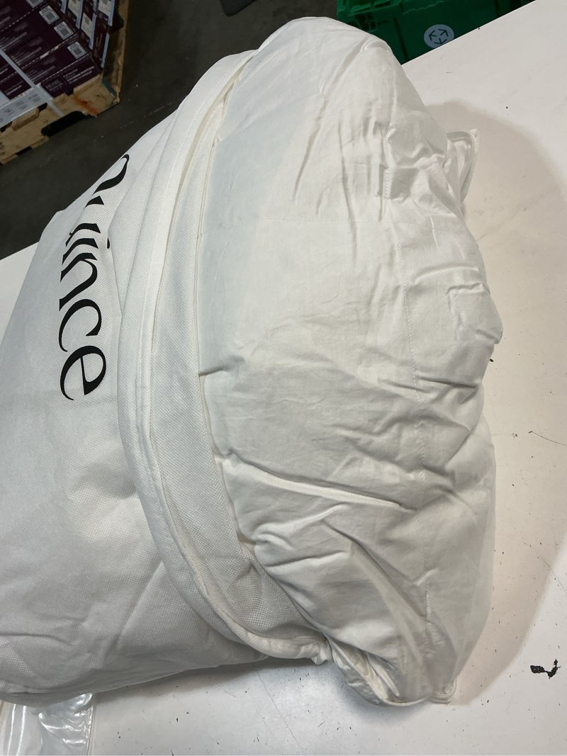 Condition photo showing Good Condition for all-season premium down comforter, full/queen, down