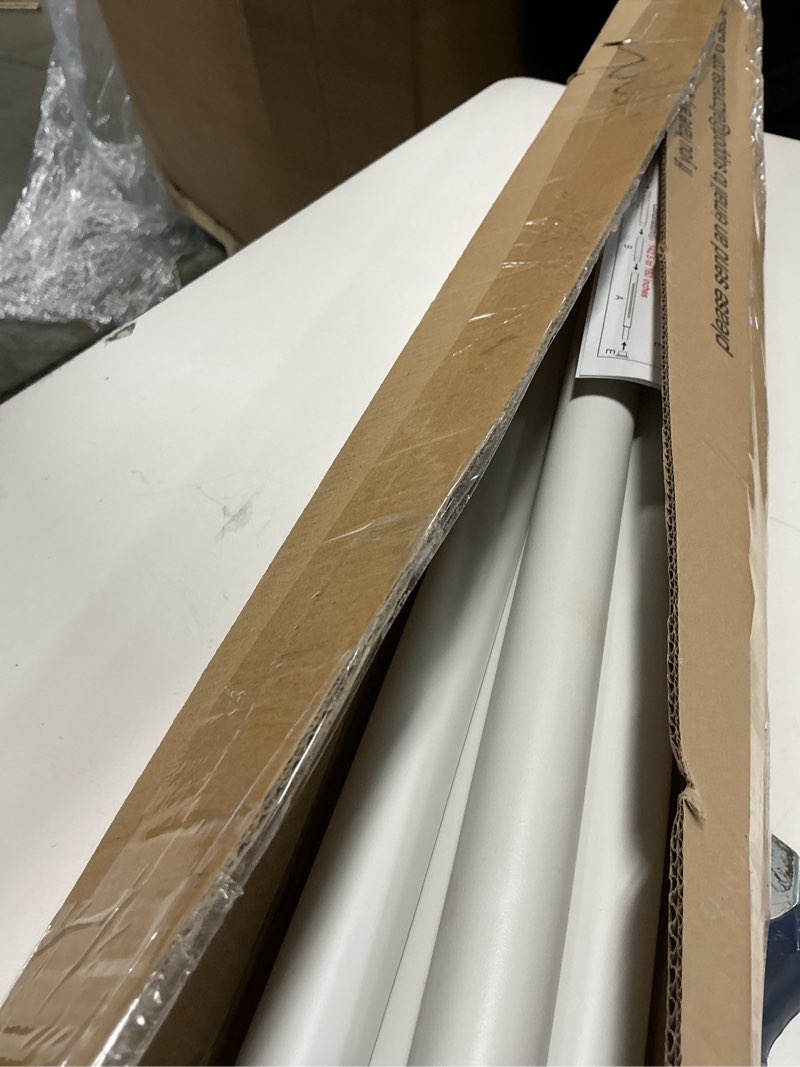 Condition photo showing Good Condition for ALLZONE Tension Curtain Rod for Windows,123 to 160 Inch, Heavy Duty Extra Long Curtain Rods, Non-Slip Bathroom Shower Tension Rod, Renter Friendly, Adjustable, Spring Loaded, White White 123-160 Inches