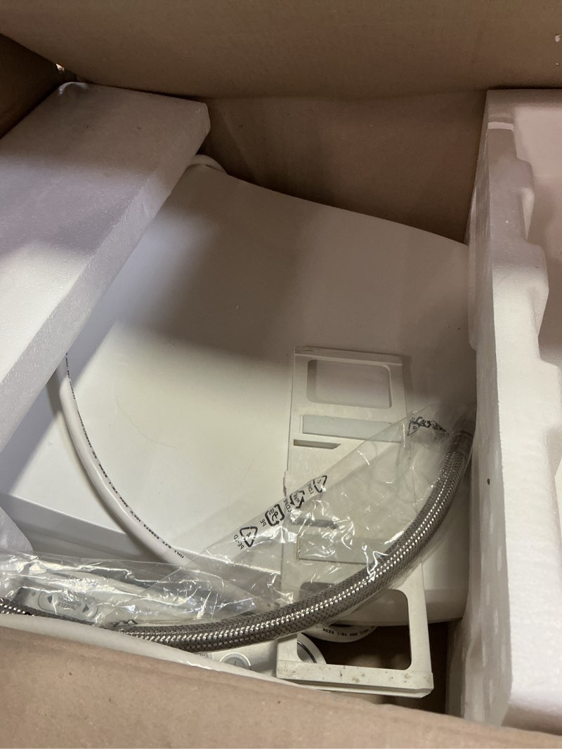 Condition photo showing As Is for Bliss BB-2000 Electric Bidet Seat for Elongated Toilet  White