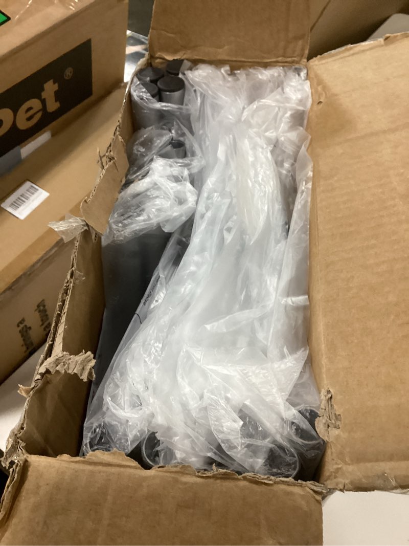 Condition photo showing Good Condition for Sakugi Storage Shelves - 4 Tier Shelf Organizer, Heavy Duty Garage Shelving Unit with Leveling Feet,