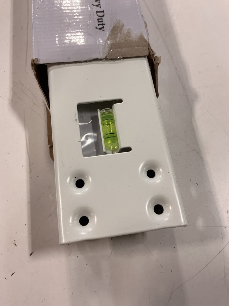 Condition photo showing New/Like New for qualward air conditioner bracket window ac support brackets - heavy duty with 2 arms, up to 180 lbs for 12000 to 24000 btu ac units- fits single or double hung windows up to 180 lbs, drilling required