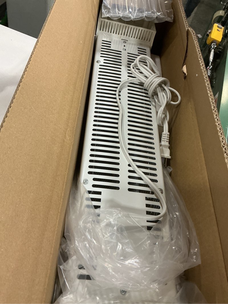 Condition photo showing Good Condition for Electric Baseboard Heater, 1500W Convection Heater with Adjustable thermostat and Overheat Protection, Slient Operation for indoor use, White White-Manual