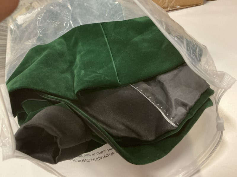 Condition photo showing As Is for Mens Velvet Blazer Slim Fit Tuxedo Suits Jacket Shawl Collar Solid Jacket Wedding Dinner Prom One Button Blazer Jacket Large Green