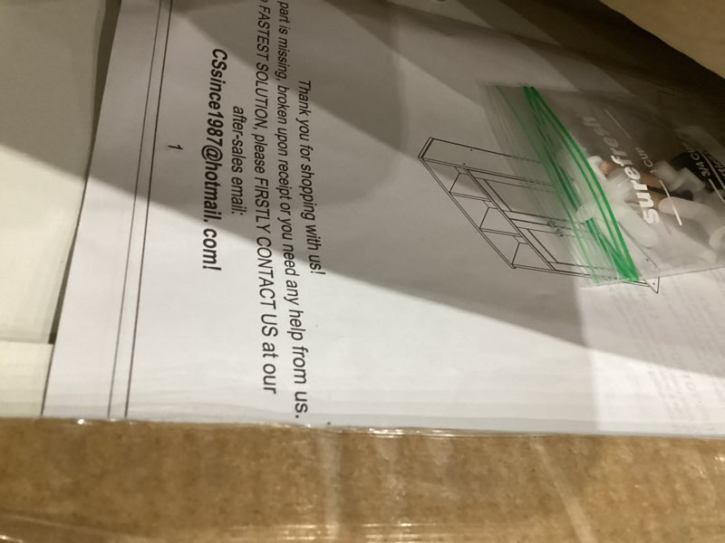 Condition photo showing As Is for Shintenchi Bathroom Wall Cabinet with Door, Storage Organizer Over The Toilet Medicine, Space Saving with Adjustable & Open Shelf, Solid White