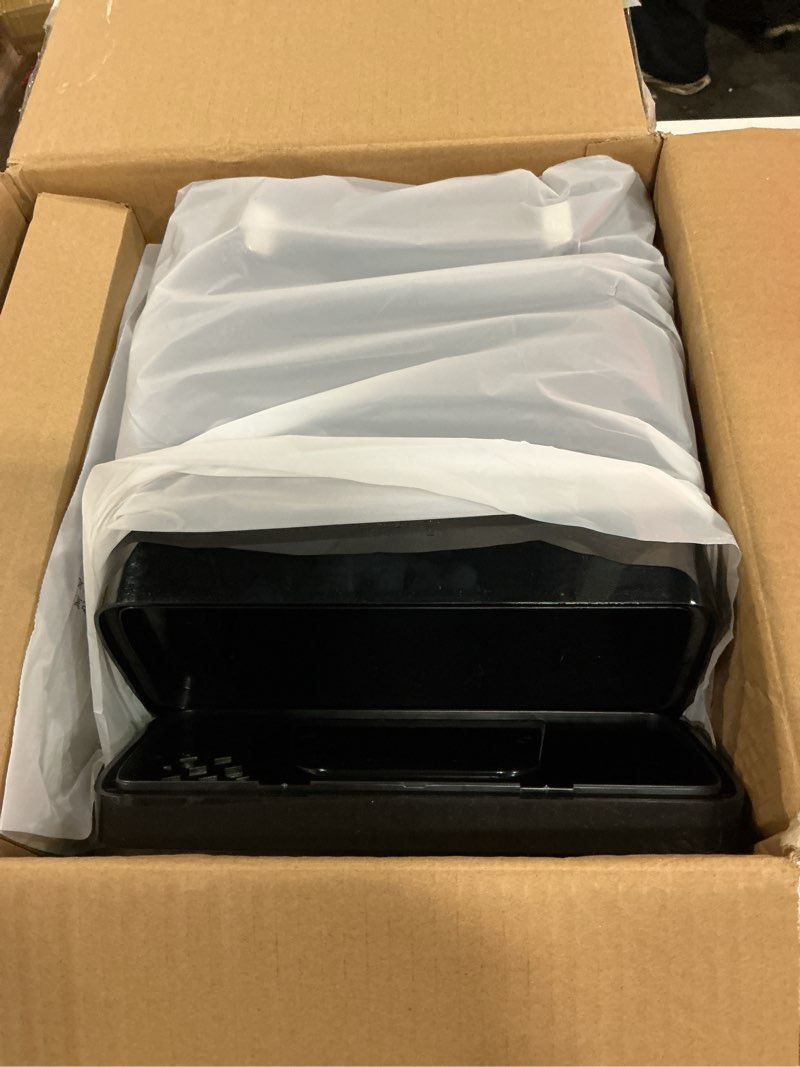 Condition photo showing As Is for lefant lidar robot vacuum and mop combo,75-days self-emptying,6000pa powerful scution,multi-floor mapping, no-go zones,140 min runtime,2.4g/5g wifi/alexa/app/iwatch,m2 plus black