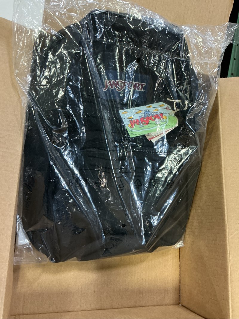 Condition photo showing New/Like New for JanSport SuperBreak One Backpacks - Durable, Lightweight Bookbag with 1 Main Compartment, Front Utility Pocket with Built-in Organizer - Premium Backpack, Black Black One Size