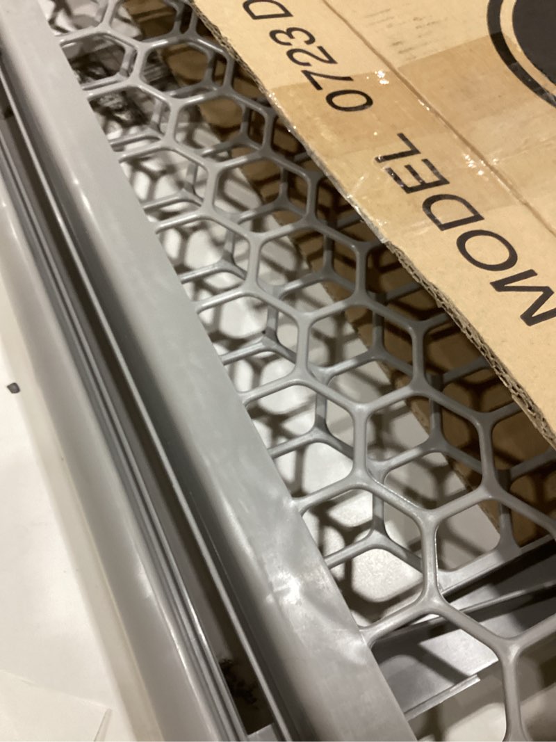 Condition photo showing Good Condition for Regalo Safety 26”-42" Extra Wide Baby Gate for Doorways & Bottom of Stairs, Pressure Mount Safety Gate for Babies, Toddlers & Pets, for Ages 6-24 Months, Tested & Trusted, Family Owned Plastic