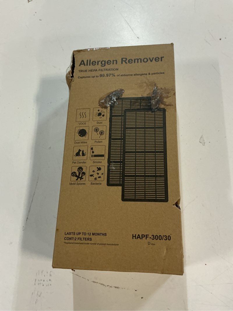 Condition photo showing New/Like New for HAPF300 True HEPA Filter, Compatible with Holmes AER1 HAPF300, HAPF30 and Bionaire Units, Allergen Remover, Pack of 2