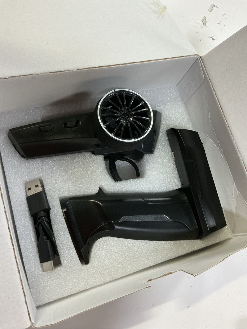 Condition photo showing Good Condition for flycolor turbo racing 1:76 c82 rc truck car full proportional rc mini sports car remote controller for adults gift(black) black-monster