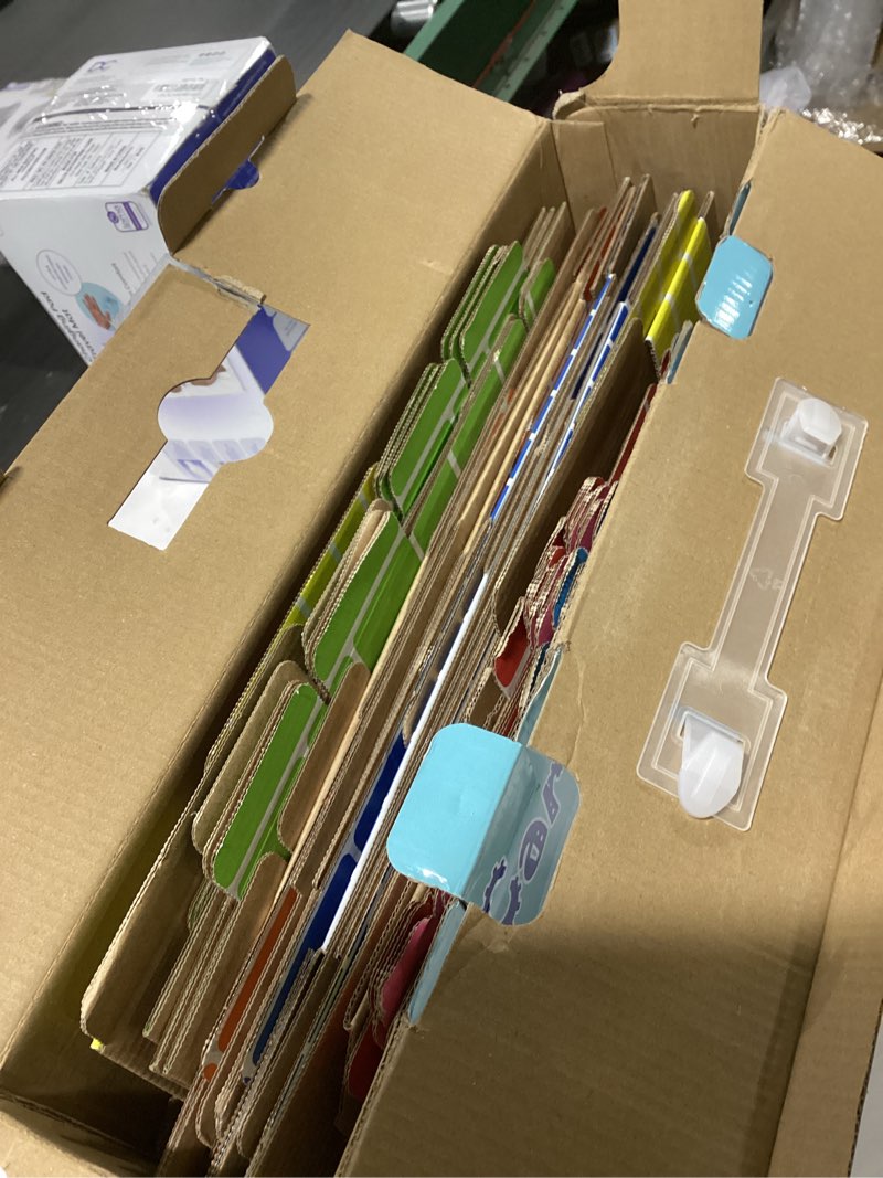 Condition photo showing New/Like New for cardboard building blocks for kids 26pcs: jumbo gifts heavy duty develop creative thinking spatial reasoning easy to assemble 26 packs
