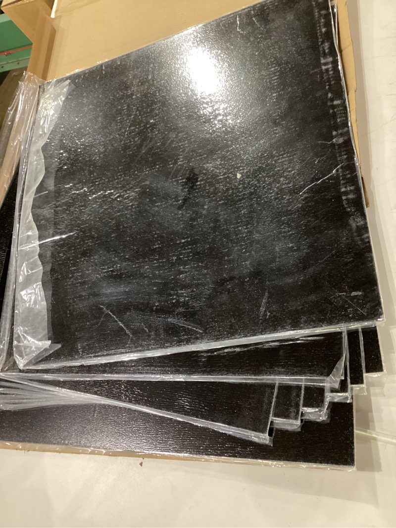 Condition photo showing New/Like New for rora 24x24 inch peel and stick floor tile 10 -pack self-adhesive waterproof vinyl flooring,vinyl floor tiles diy for bathroom, laundry,kitchen,living room,40 sq.ft, grey marble grey02 10pack