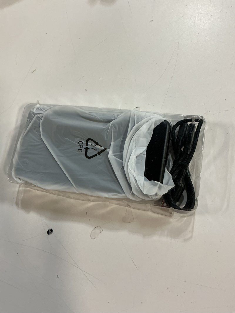 Condition photo showing Good Condition for lilio portable charger?60,000mah power bank, 22.5w fast charging power bank with built-in 3-in-1 cable, phone charger for iphone 17/16/15/14/13 all series/samsung/android, on-the-go companion, black