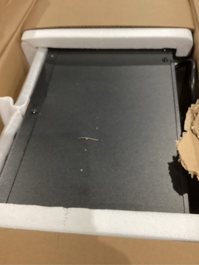 Condition photo showing Good Condition for Electactic 24Inch Electric Fireplace Stove, Free-Standing Infrared Fireplace Stove, Controllable 3D Flame, 4 Variable Flame&Log Colors, 1500w, 5100BTU,TC(50?-99?),Black,23.5" L X 10.7" W X 24.3" H