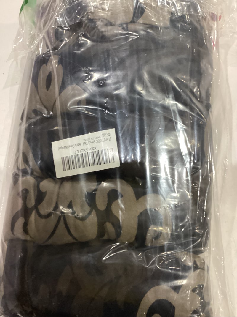 Condition photo showing As Is for HAPPYDOG Stretch Dining Chair Covers Removable Washable Spandex Slipcovers for High Chairs 4PCS/Set+ 1 PCS Bench Cover (White G-B)