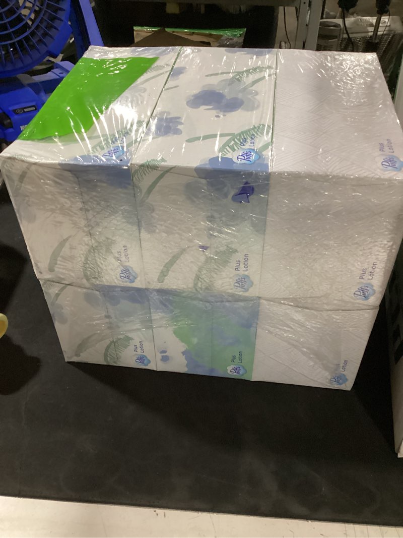 Condition photo showing New/Like New for puffs 137961 plus lotion facial tissue 2-ply 124 sheets/box 6 boxes/pack (39383)