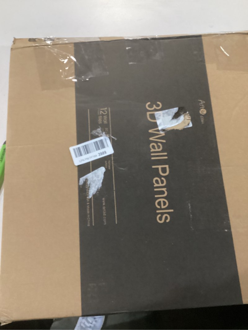 Condition photo showing New/Like New for Art3d Decorative 3D Wall Panel, 32 Sq.FT PVC Interior Wall Decor for Living Room, Bedroom, Lobby, Office, Shopping Mall, White