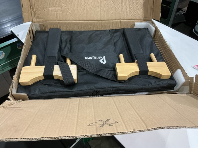 Condition photo showing Good Condition for pointyard giant wooden 4 in a row game 2.8ft, indoor and outdoor jumbo board game for teens,includes 42 pcs chips & durable carrying bag, halloween christmas party gifts for kids adults lovers natural wood