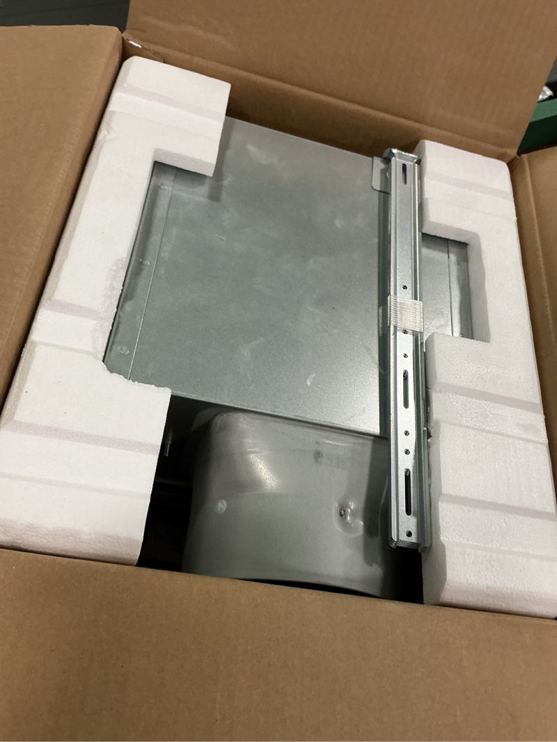 Condition photo showing As Is for DESC: UT-H 150 CFM 1 SONE EDGE MODEL: 7116-02 Utilitech-Ventilation-Fan-1-Sone-150-CFM-White-Bathroom-Fan-ENERGY-STAR