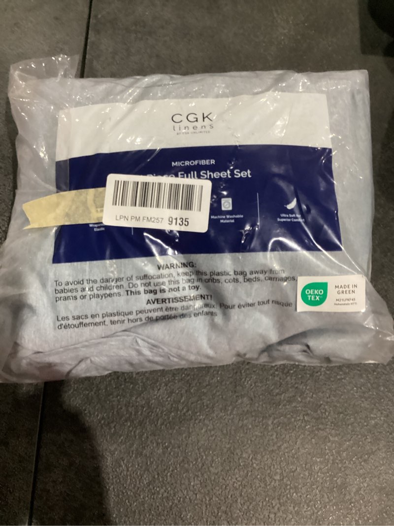 full size 4 piece sheet set - comfy breathable & cooling bed sheets set - hotel luxury bedding for w