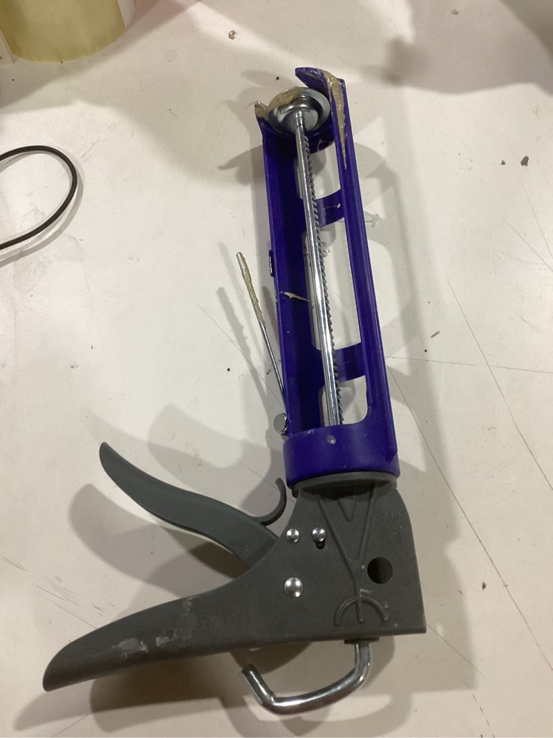 Condition photo showing item condition for Project Source 10 -oz Anti-Drip Ratchet rod Caulk Gun