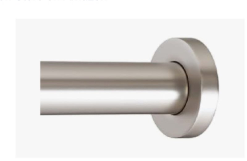 Assorted curtain rods, shower curtains rods, shower handles