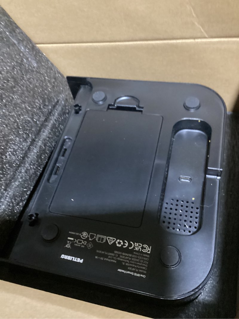 Condition photo showing New/Like New for PETLIBRO RFID Cat Feeders for 2 Cats, Collar Sensor for Personalized Meals, Cats Recognition, Diet Tracking and Anti-Stealing for Multi-Pets Homes and Different Diets, Automatic Pet Feeder (Pack of 2) Black 3L*2 Packs