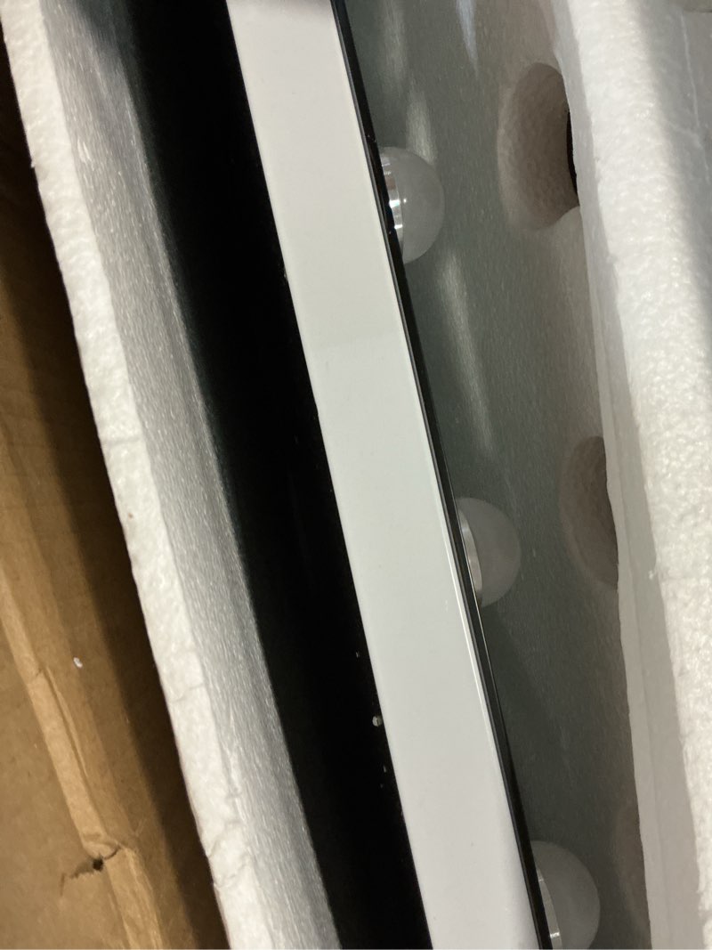 Condition photo showing Good Condition for M MIVONDA Hollywood Vanity Mirror with Dimmable 15LED Bulbs Lights 3 Lighting Modes 2in1 Large Lighted Makeup Mirror for Desk and Wall with Plug-in and USB Charger Port 23"x19"