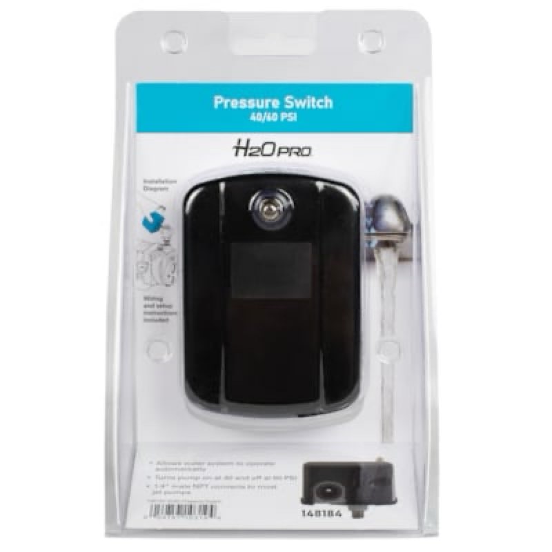 h2opro 40/60 -psi polyethylene pressure switch