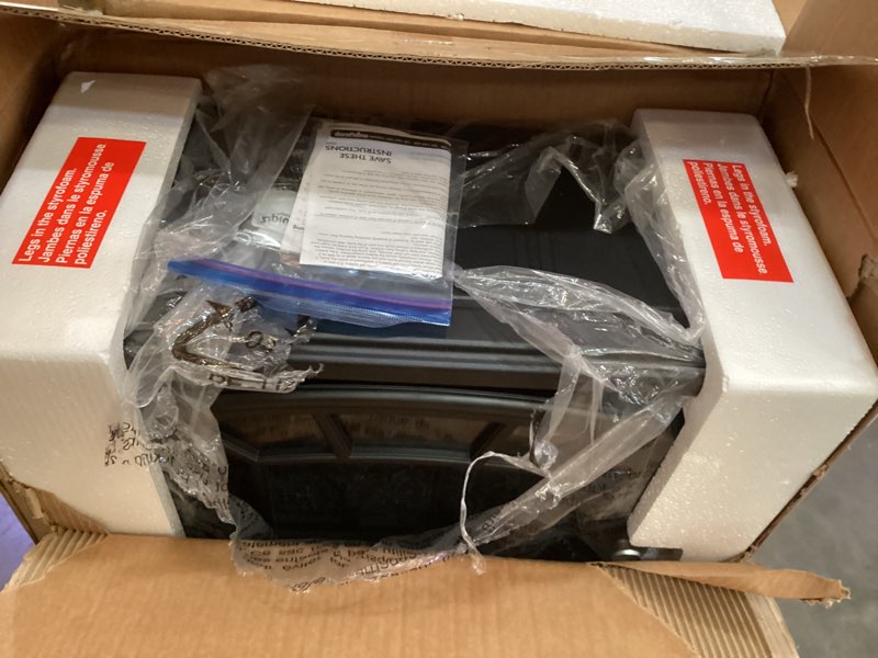 Condition photo showing Good Condition for infrared quartz electric stove heater color black