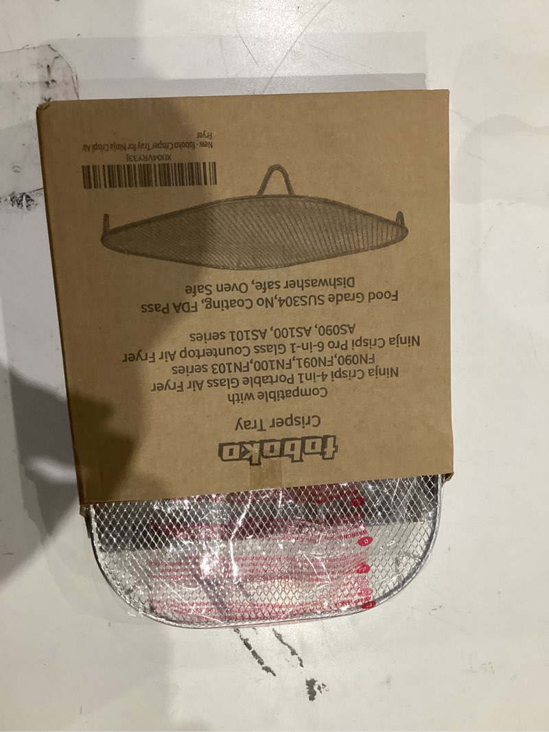 Condition photo showing Good Condition for crisper tray for ninja crispi fn100 and ninja crispi pro as101, ninja crispi accessories, ninja crispi replacement parts, food grade sus304, silver