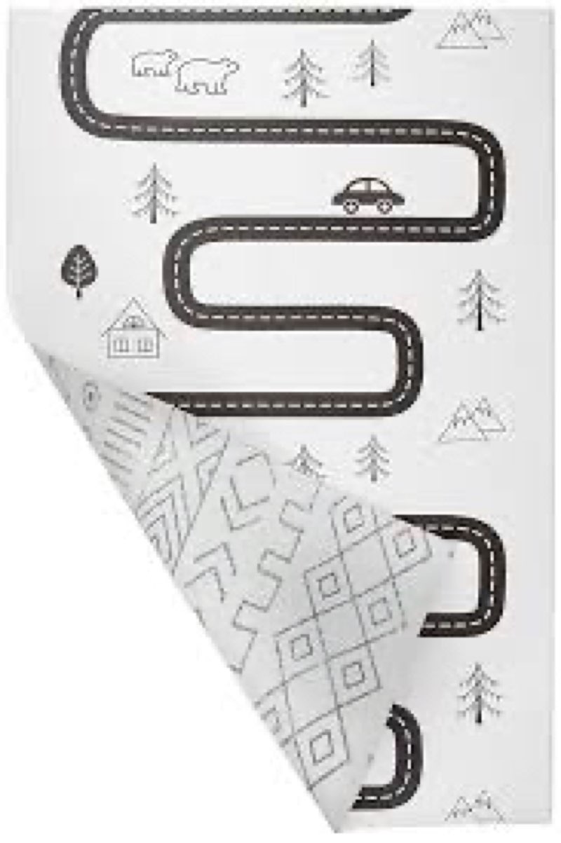 Baby Care Play Mat (Large, Nordic Trails - Tribal) 82'' x 55'' Original One-Piece Reversible Rollable Waterproof Play Mat for Infants, Babies, Toddler, and Kids Nordic Trails - Tribal Large