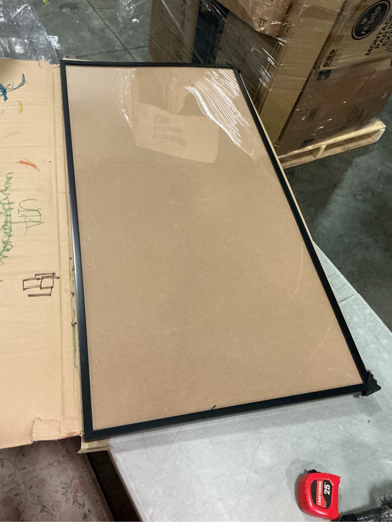 Condition photo showing Good Condition for lavie home 24 x 48 picture frame, large poster frame with high definition plexiglass, horizontal or vertical wall gallery poster frames suitable for photos, artworks, posters,puzzle, black 1pc 24x48 black