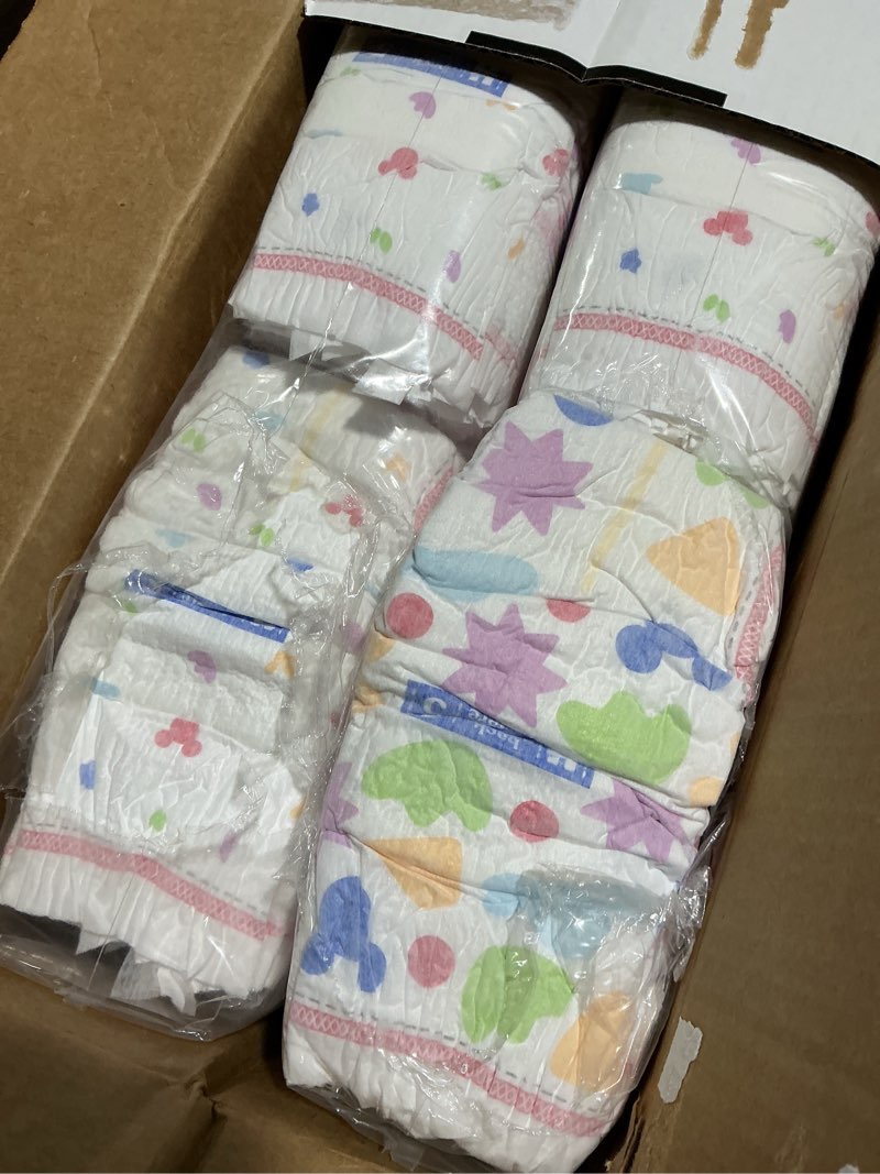 Condition photo showing As Is for Huggies Size 5 Diapers, Snug & Dry Baby Diapers, Size 5 (27+ lbs), 84 Count, Packaging May Vary Size 5 84