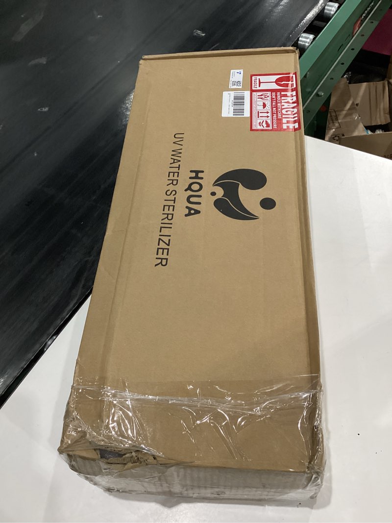 Condition photo showing New/Like New for HQUA-TWS-12 Ultraviolet Water Purifier Filter for Whole House Water Purification,12GPM 120V, 1 Extra UV Lamp + 1 Extra Quartz Sleeve 3/4" MNPT