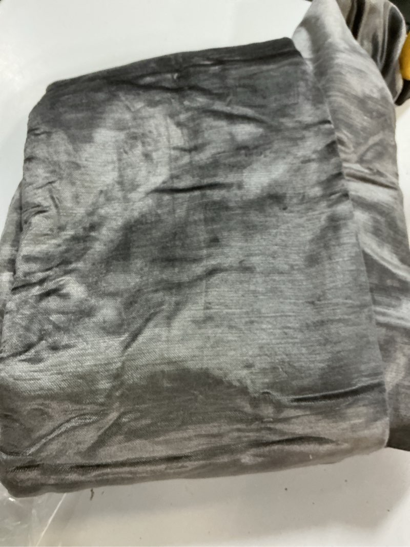 Condition photo showing Good Condition for quince, european luster velvet curtain /single panel/48”x96”/ slate