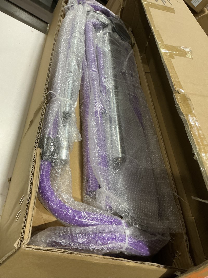 Condition photo showing Good Condition for Gymnastic Bars for Kids with Adjustable Height, Folding Gymnastic Training Kip Bar, Expandable Horizontal Bar for Home Purple with Mat