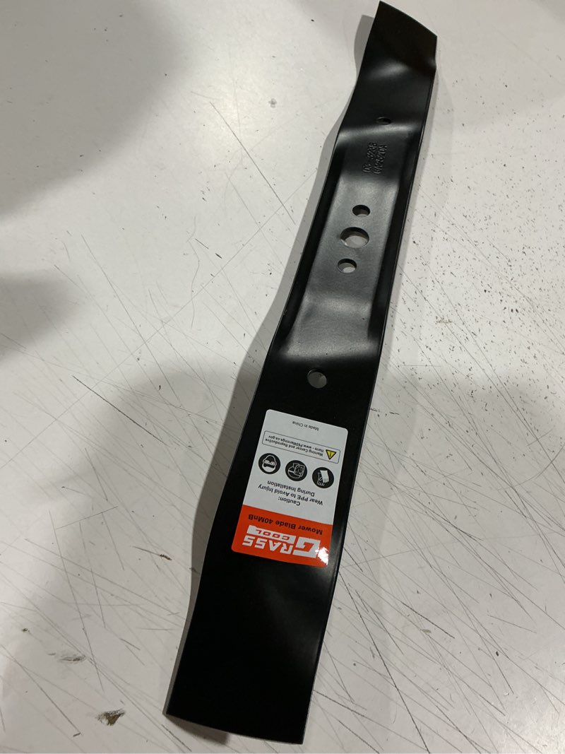Condition photo showing As Is for grasscool 406712 532406712 mower mulching blade with circle mounting pattern for craftsman husqvarna 21 inch deck push walk behind lawnmower replace 165833 175064 189028 532189028