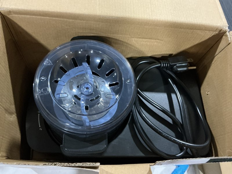 Condition photo showing Good Condition for slushie machine, ice cream maker, slushy machine for home and families, no ice needed with rapid chill & temperature control, multi-function for margarita, frappé, easy to clean, black