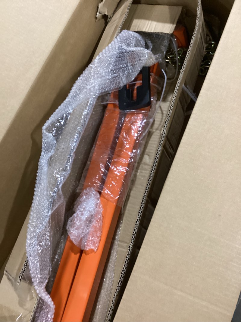 Condition photo showing As Is for T Post Puller Fence Post Puller Heavy Duty Fence Post Puller with 47" Lifting Chain & T Post Puller Plate Puller T Post Puller for Round Fence Posts T Stakes Sign Post & Tree Stump