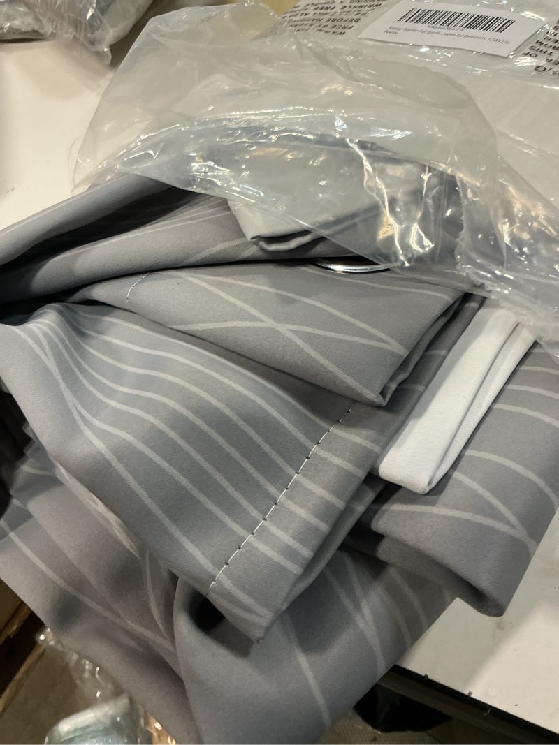 Condition photo showing Good Condition for Estelar Textiler Full Room Darkening Gradient Blackout Curtains 72 Inch Length 2 Panels Set, Ombre Aqua and Beige Thermal Insulated Full Light Blocking Grommet Blackout Drapes for Bedroom, 52Wx72L 52"W x 72"L (Pack of 2) Beige and Aqua