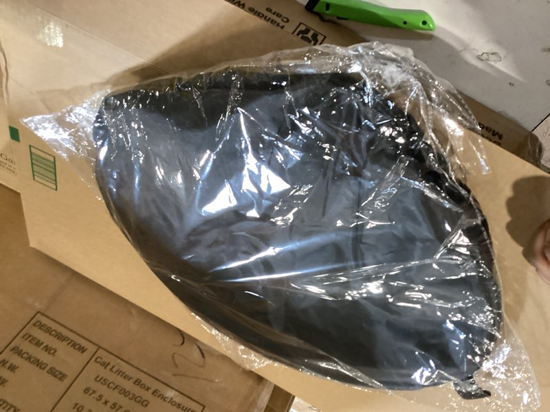 Condition photo showing Good Condition for 3.3x5ft/1x1.5m chromakey black white backdrop with 6.23ft stand, 2-in-1 black screen white screen collapsible reversible pop-up background panel for photography, live streaming, video shooting black/white