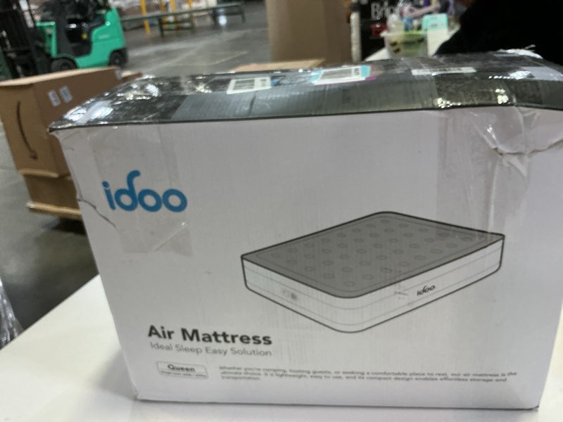 Condition photo showing Good Condition for iDOO Queen Air Mattress with Built in Pump, 18 Raised Comfort Inflatable Blow up Mattress, Upgraded Four Chamber Portable Air Bed for Camping, Guests and Home, Colchon Inflable, 650 lbs Max