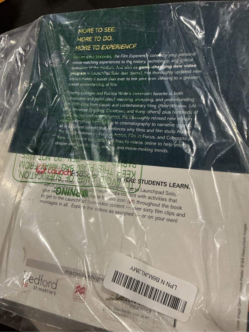 Condition photo showing Good Condition for the film experience: an introduction