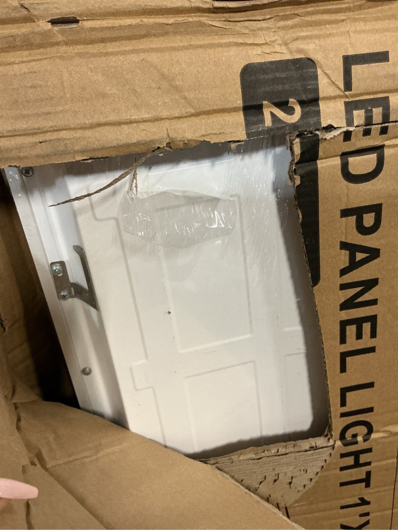 Condition photo showing New/Like New for 1x4 led flat panel light 2 pack, drop ceiling light for office, dimmable led ceiling light, selectable 20w/25w/30w/35w/40w, 3000k/3500k/4000k/5000k/6300k, etl listed, 5-year warranty 1 feet by 4 feet 2