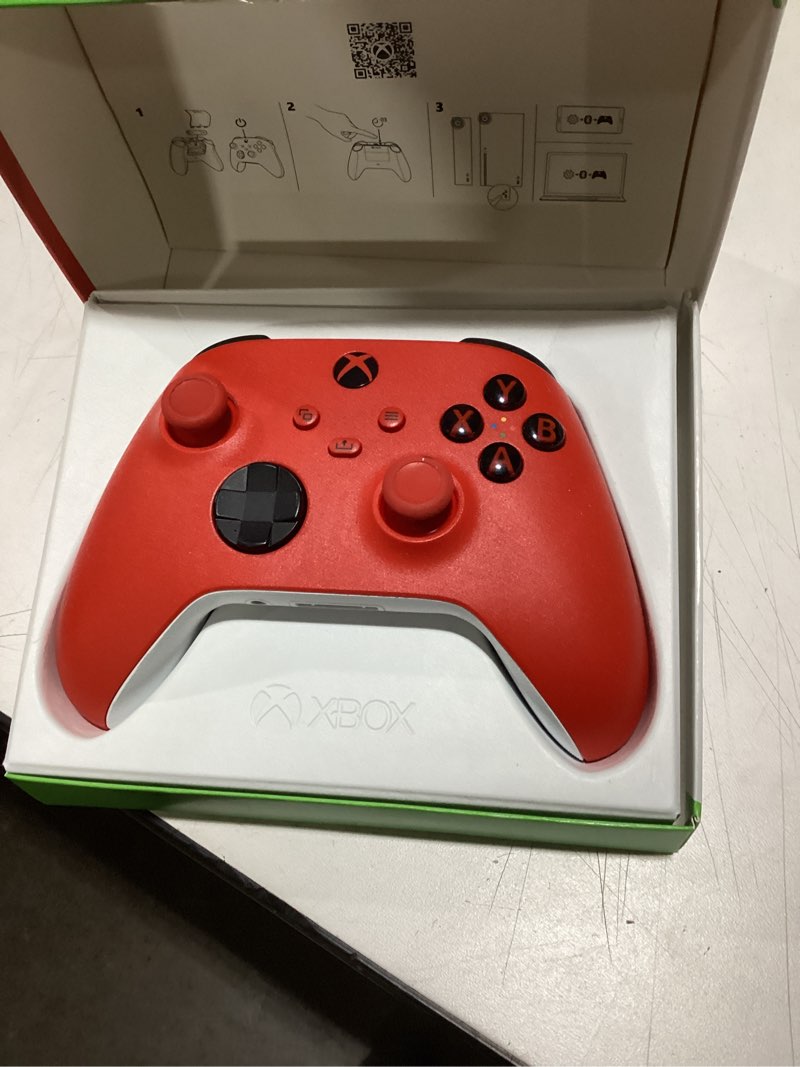 Condition photo showing item condition for Xbox Wireless Gaming Controller (2025) – Pulse Red – Play on Xbox, Windows, Android, iOS, FireTV Sticks, Smart TVs, VR Headsets
