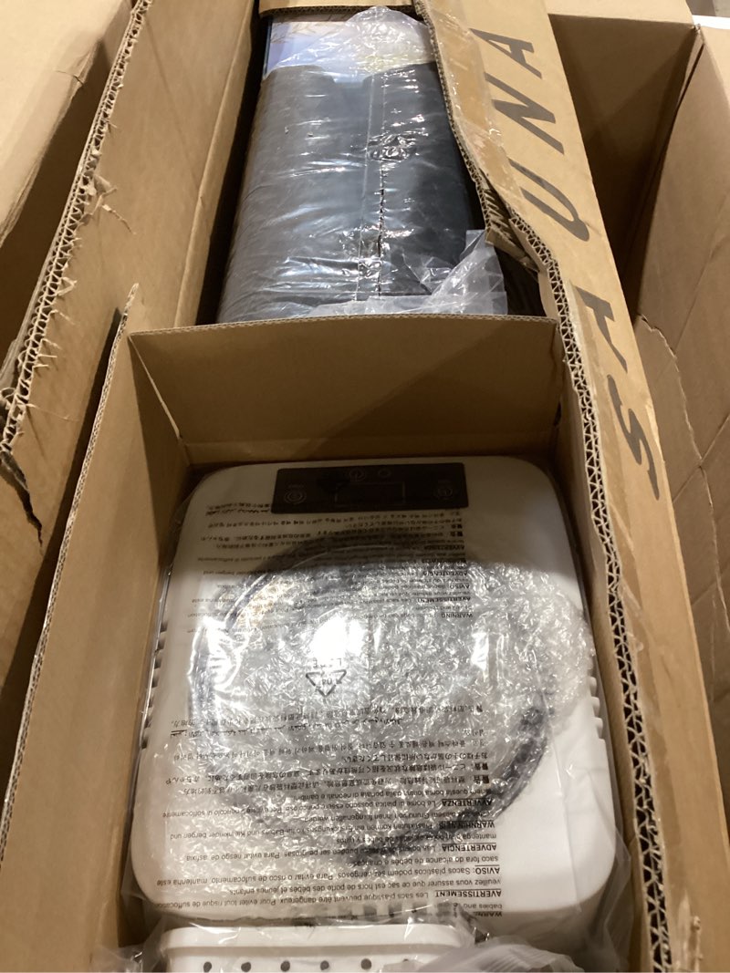 Condition photo showing Good Condition for kasue upgraded 2 person sauna box, portable infrared sauna with 5-layer waterproof, 2 steamers, 2 folding chair, 71”x 36”x 49” for indoor, outdoor, gym, spa, carbon black