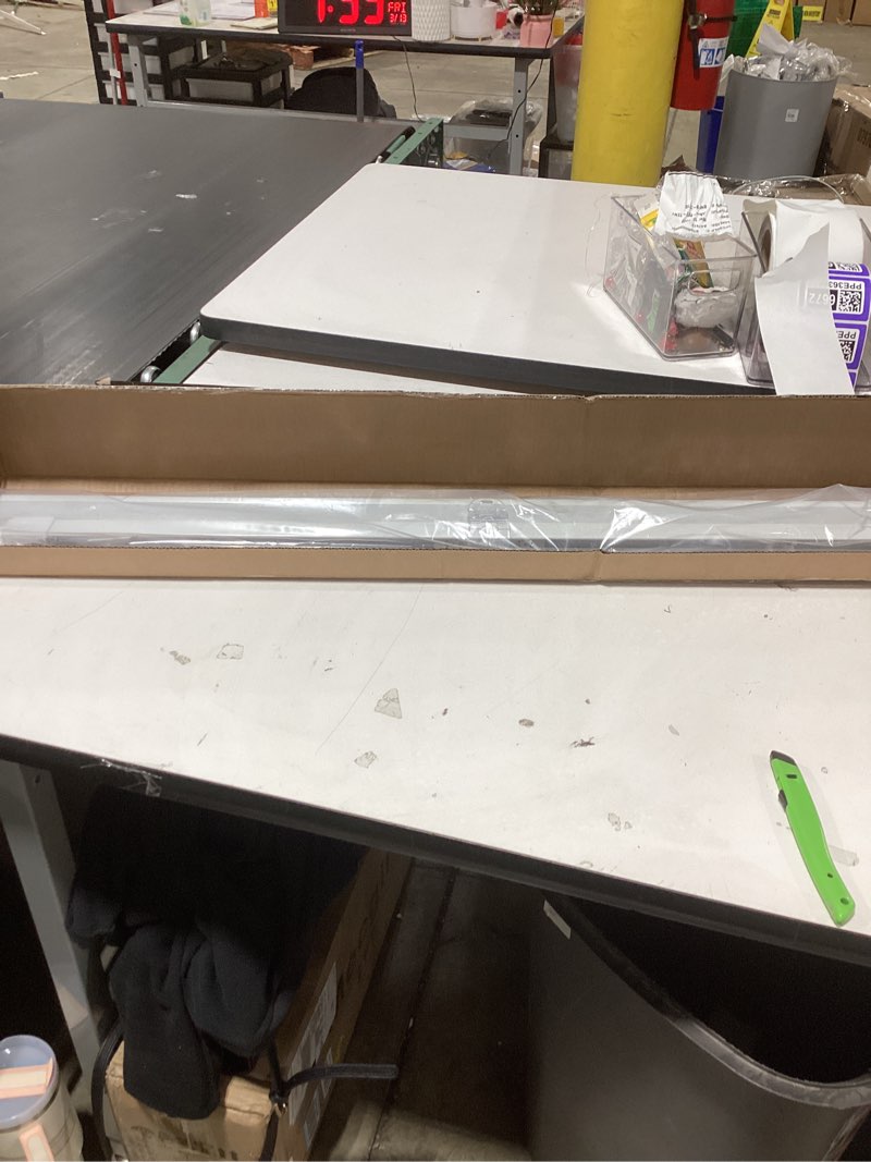 Condition photo showing Good Condition for LazBlinds Cordless Cellular Shades, No Tools No Drill Blackout Honeycomb Shades Pleated Blinds for Windows, 39'' W x 48'' H, Silver White Blackout-silver White 39'' W x 48'' H